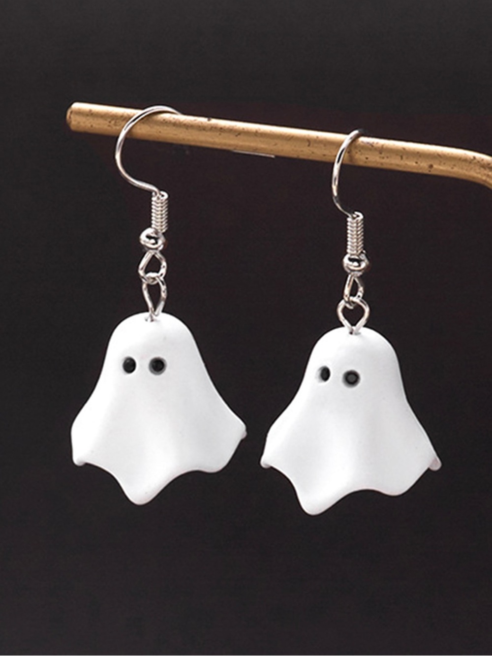 Ghost Clay Dangle Earrings
